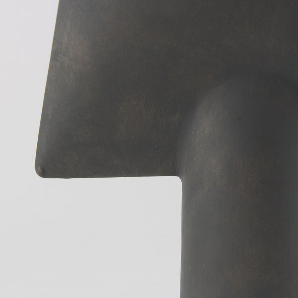 Rylee 13.0H Dark Brown Ceramic Vase