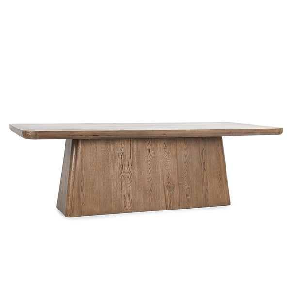 Orlando Solid Wood Dining Table - Light Brown