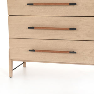 Rosedale 6 Drawer Tall Dresser In Yucca Oak