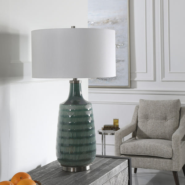 Scouts Deep Green Table Lamp
