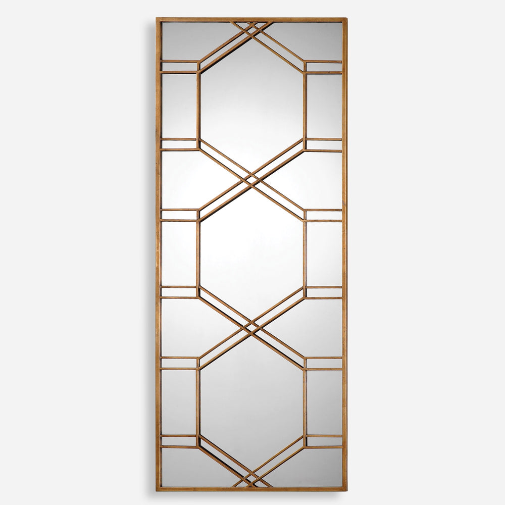 Kennis Gold Leaf Leaner Mirror