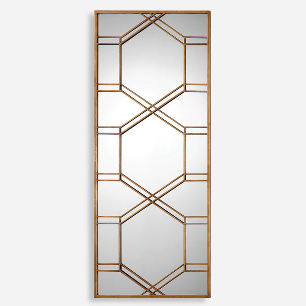 Kennis Gold Leaf Leaner Mirror