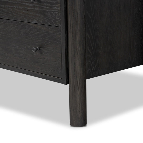 Roark 6 Drawer Dresser - Ebony Oak Veneer