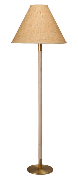 Morgana Metal and Wood Floor Lamp
