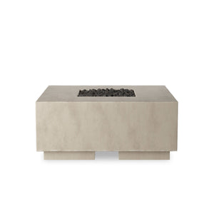 Donovan Outdoor Fire Table In Natural Concrete