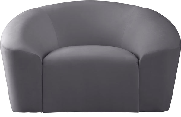 Vivian Chair In Grey Velvet