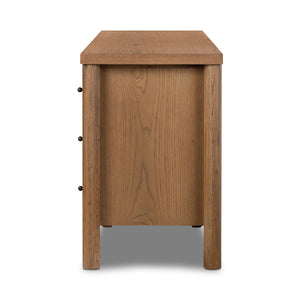 Roark 6 Drawer Dresser In Amber Oak Veneer