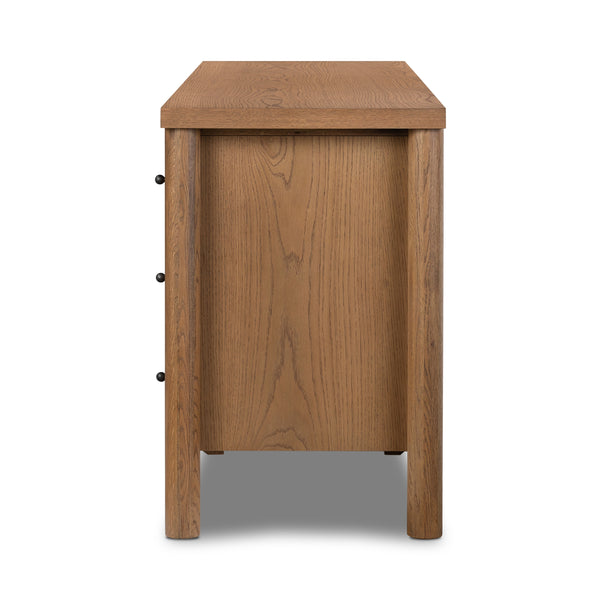 Roark 6 Drawer Dresser In Amber Oak Veneer