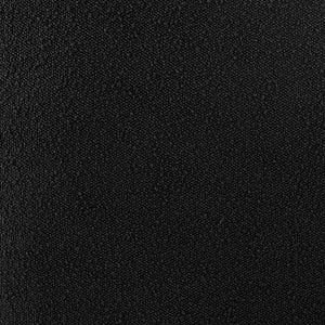 Steward Fabric Swivel Accent Chair In Boucle Black