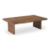 Lila Coffee Table with Bullnose Edging in Brown
