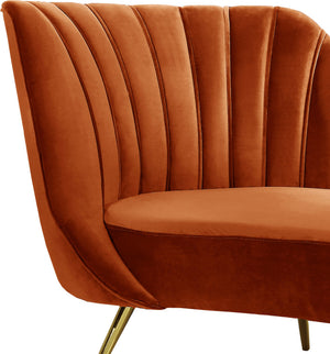 Josefina Chaise In Cognac Velvet