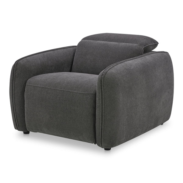 Eli Power Recliner Chair in Dusk Grey
