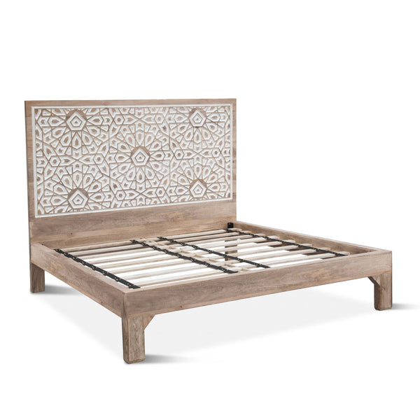 King Bed Carved