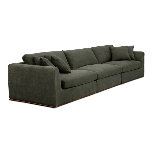 Moe's Rue Modular Sofa in Deep Green