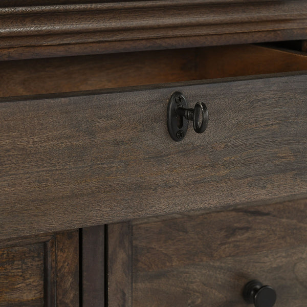Adelaide Solid Wood 9-Drawer Dresser in Cocoa Brown