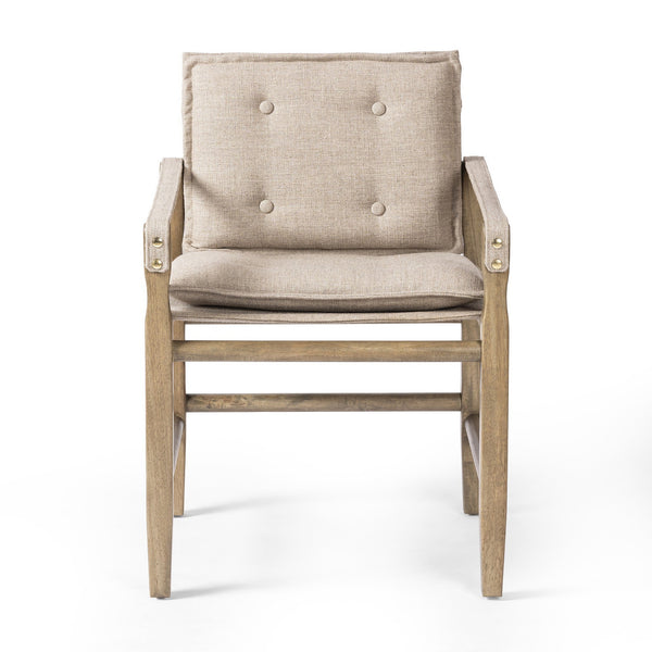 Lenz Dining Armchair In Alcala Taupe