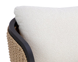 BORA SWIVEL ARMCHAIR - LOUIS CREAM