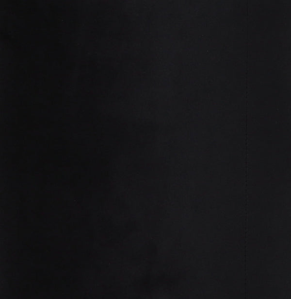 Opal Black Velvet Ottoman -Gold Base