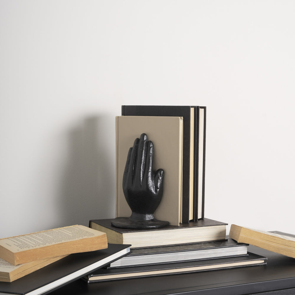 Praying Hands Bronze Cast Iron Book Ends
