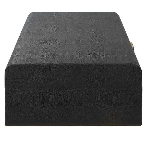 Lalique Black Shagreen Box