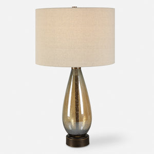 Baltic Teardrop Glass Table Lamp
