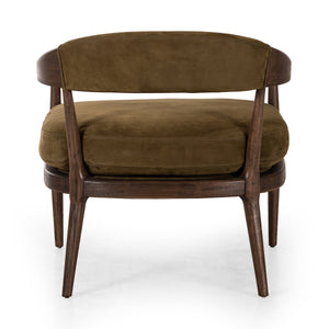 Dane Chair In Cottswald Moss Nubuck