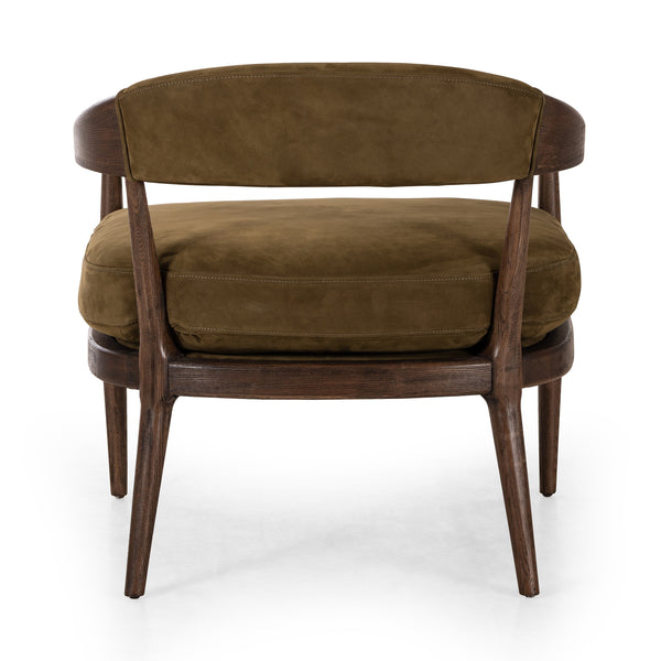 Dane Chair In Cottswald Moss Nubuck