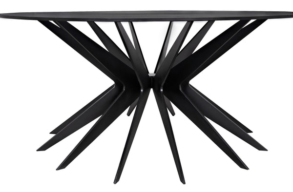 Spider Coffee Table, Black Metal