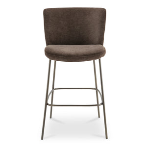 Moe's Early Bar Stool with Upholstered Back