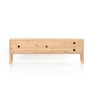Isador Media Console In Dry Wash Poplar