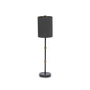 Maurice Table Lamp In Matte Black Plaster And Antiqued Iron And Antique Brass Iron