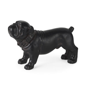 Hugo 5L x 13W Black Resin Bulldog