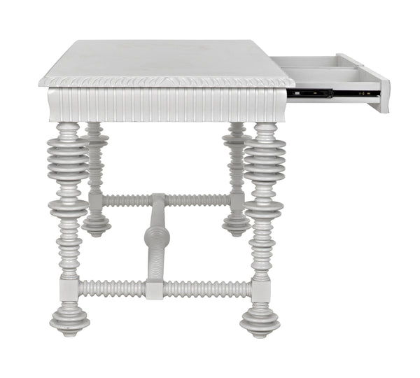 Portuguese Desk, Small, Solid White
