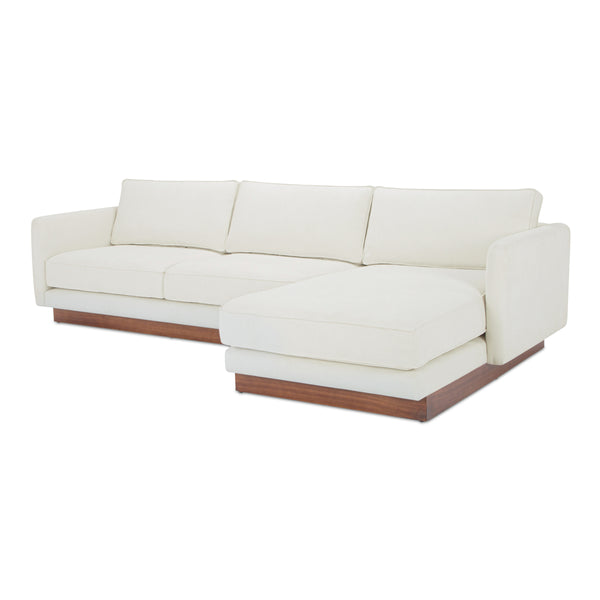 Moe's Vernon Right Sectional White