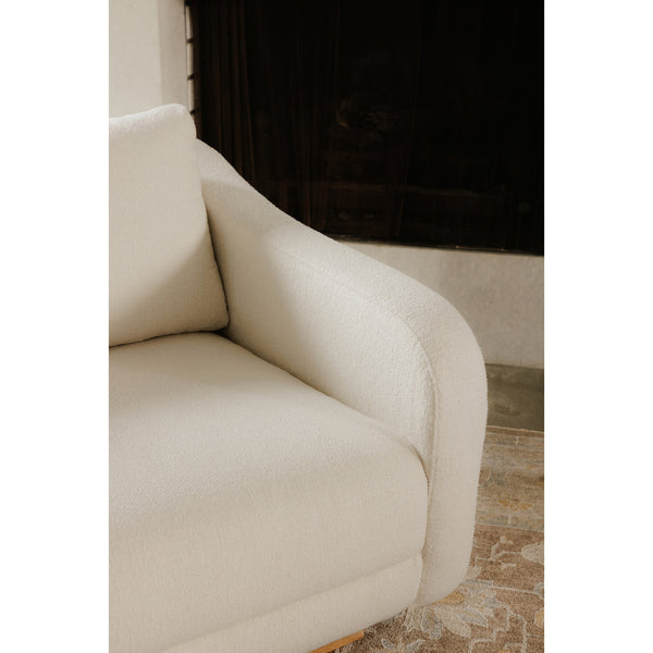 Moe's Keane Lounge Chair in Cream