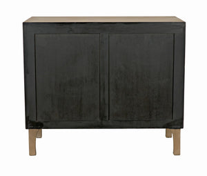 Daryl Mahogany Dresser with Brass Pulls in Weathered Finish