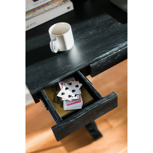 Moe's Profecto Desk Black with Soft-Close Drawers