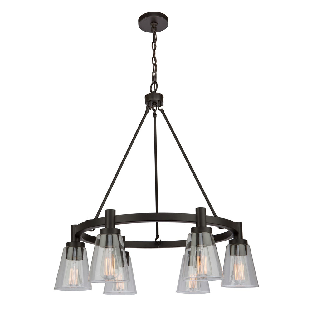 Clarence AC10765OB Chandelier in Oil Rubbed Bronze