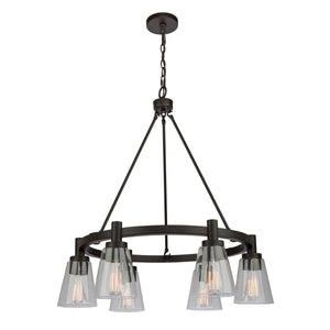 Clarence AC10765OB Chandelier in Oil Rubbed Bronze