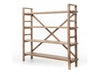 Toscana Large Bookshelf In Sundried Wheat