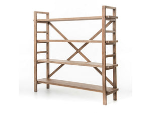 Toscana Large Bookshelf In Sundried Wheat
