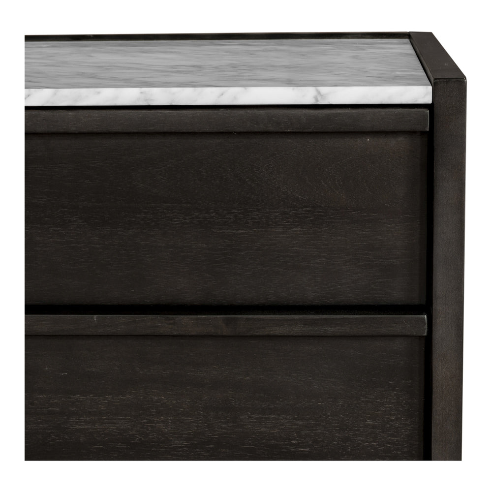 Moe's Ashcroft Nightstand with Marble Top
