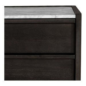 Moe's Ashcroft Nightstand with Marble Top