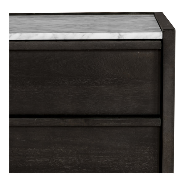 Moe's Ashcroft Nightstand with Marble Top