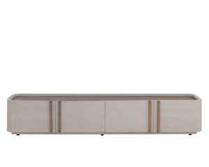 JAMILLE MEDIA CONSOLE AND CABINET - CREAM