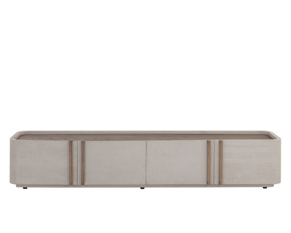 JAMILLE MEDIA CONSOLE AND CABINET - CREAM