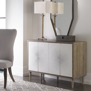 Dani 4 Door White Cabinet