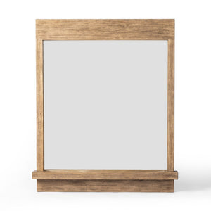 Ledge Wall Mirror - Distressed Light Pine