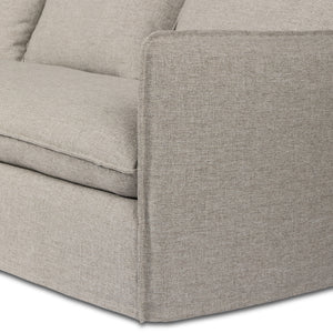 Andre Outdoor Sofa 96" in Alessi Slate