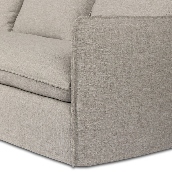 Andre Outdoor Sofa 96" in Alessi Slate